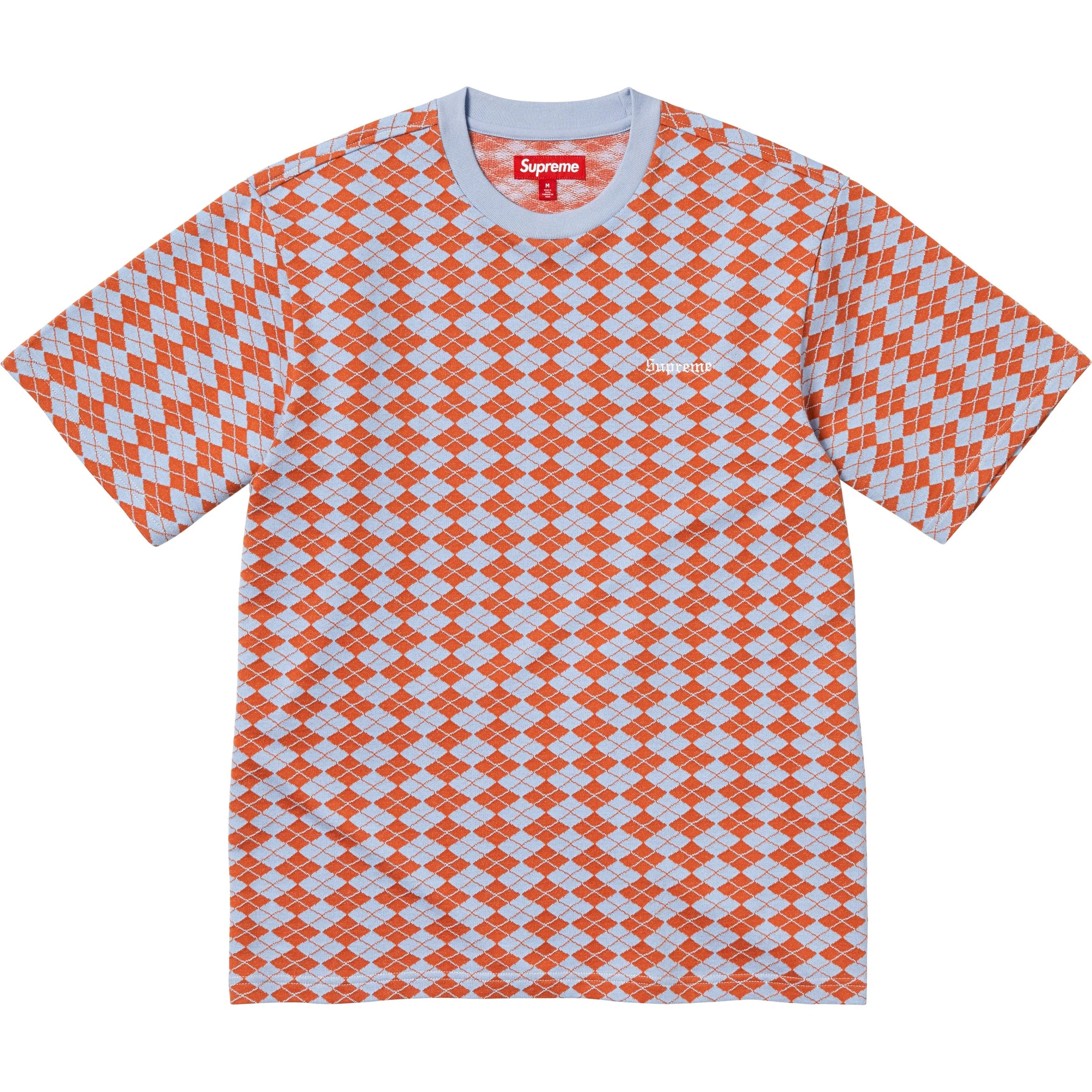 Diamond Jacquard S/S Top view 5